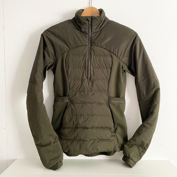 lululemon athletica Tops - Lululemon Half-zip Down Pull-over Size 4